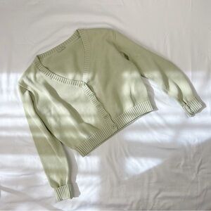 SOLD john galt | size s | light green sweater